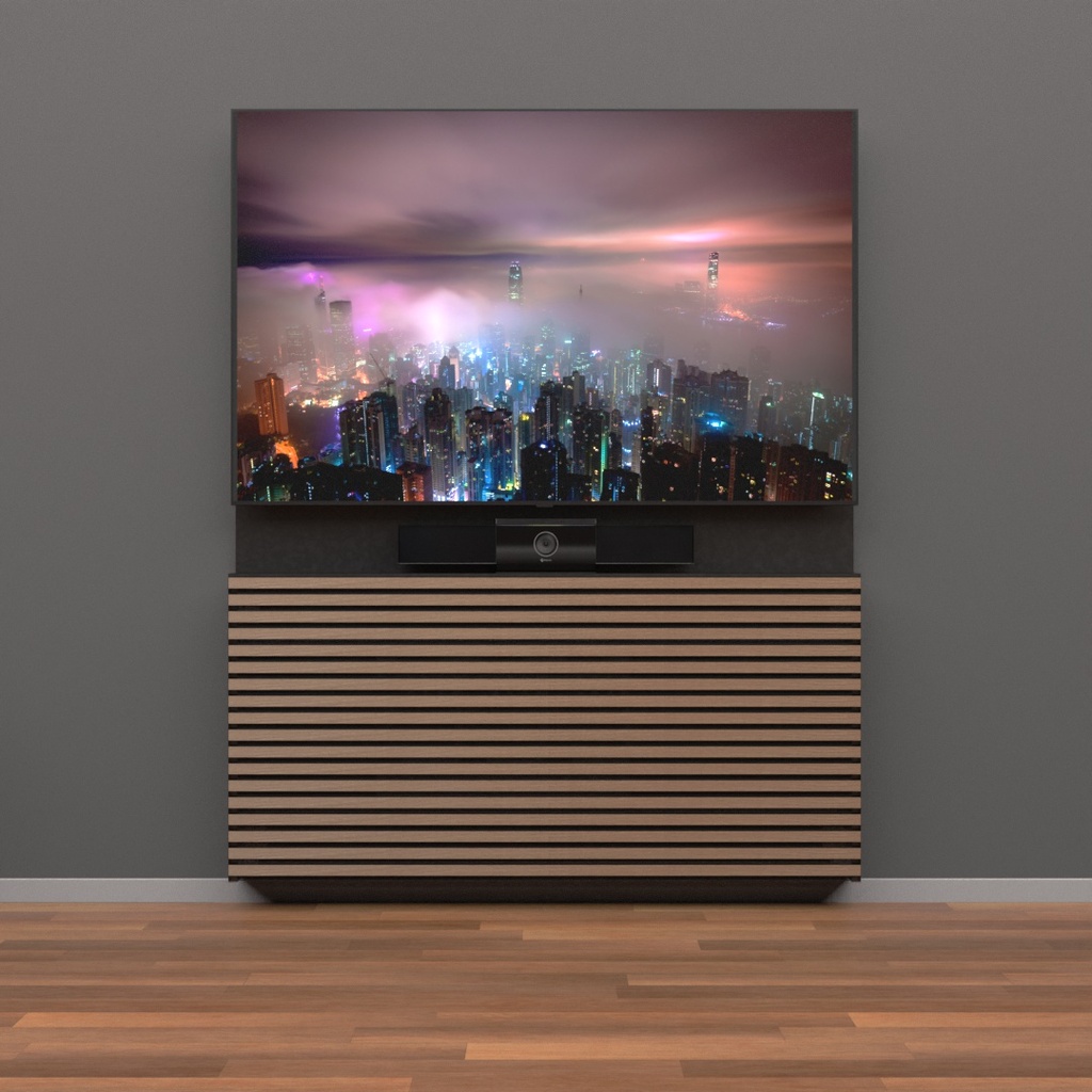 [42115] FlexPanel CustomShop (Svart / Akustikpanel ljus ek, ≤1500mm)